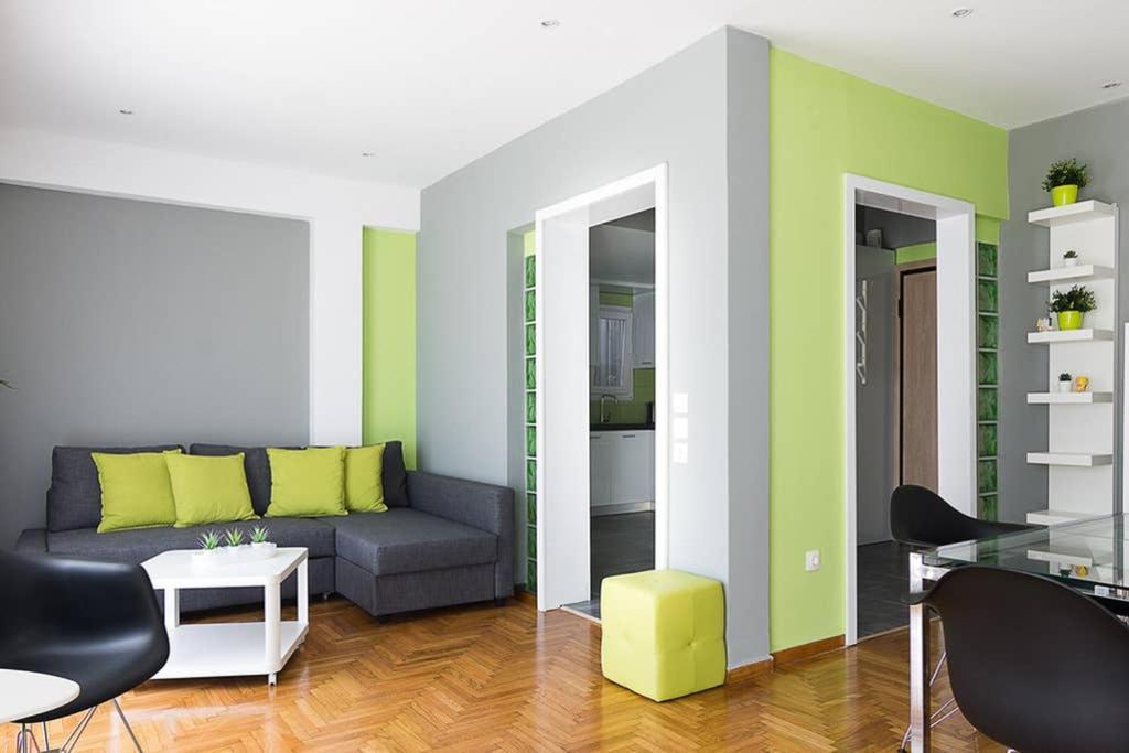 Brand New Stylish 2 Bedroom Apartment Athens Luaran gambar